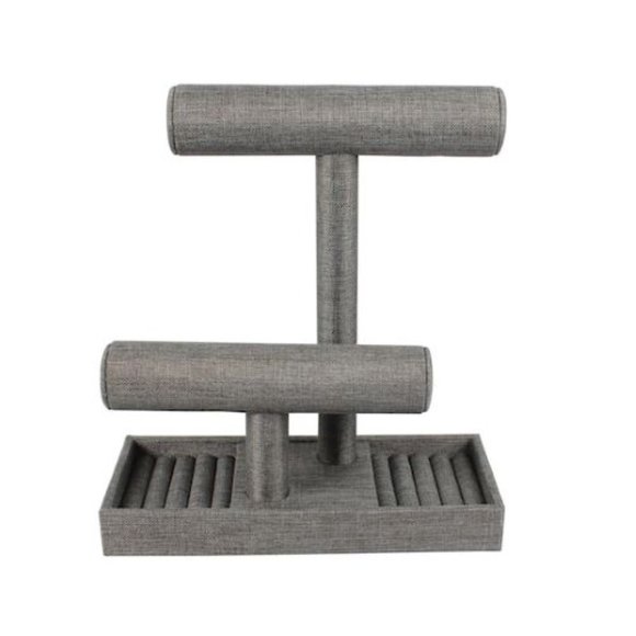 ✅🗣🚨🔴SALE🔴BEAD LANDING Double BRACELET BAR T-Bar DISPLAY STAND🚨📢💸BUY NOW🤑 - Picture 3 of 16